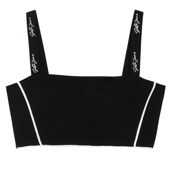 Sixth June Paris Tshirts Bodysuits Tops Ribbed Bra Curve Black 8211 Women Sixth June Paris Tshirts Bodysuits Tops Ribbed Bra Curve Black 8211 Women