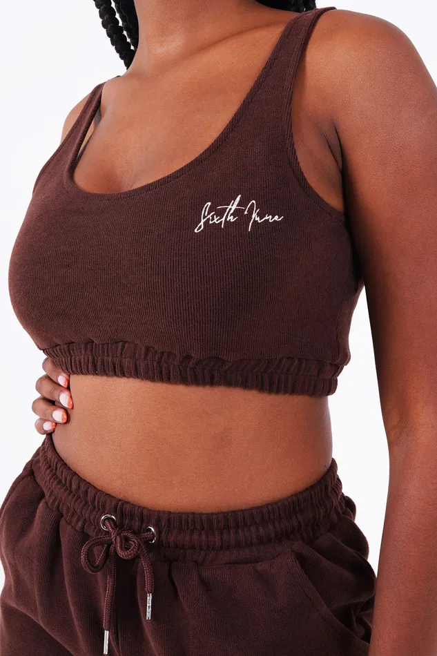 Sixth June Paris Tshirts Bodysuits Tops Signature Soft Bra Brown 8211 Women Sixth June Paris Tshirts Bodysuits Tops Signature Soft Bra Brown 8211 Women