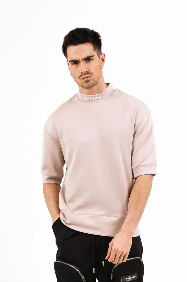Sixth June Paris Tops Half Sleeve Collar Tshirt Beige 8211 Men Sixth June Paris Tops Half Sleeve Collar Tshirt Beige 8211 Men