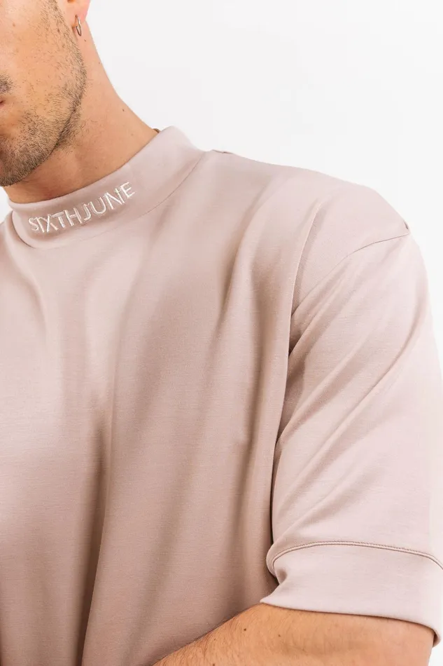 Sixth June Paris Tops Half Sleeve Collar Tshirt Beige 8211 Men Sixth June Paris Tops Half Sleeve Collar Tshirt Beige 8211 Men