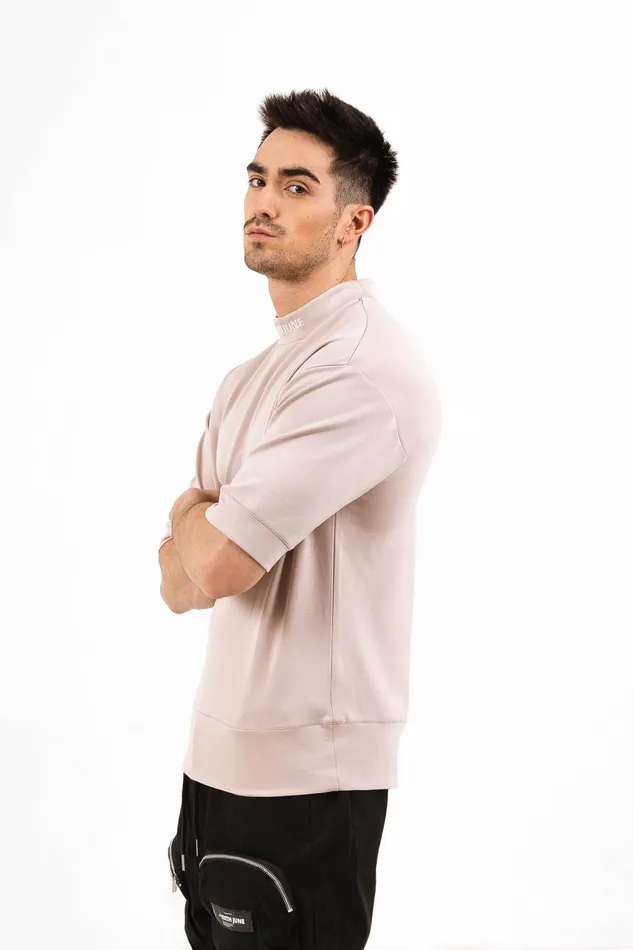Sixth June Paris Tops Half Sleeve Collar Tshirt Beige 8211 Men Sixth June Paris Tops Half Sleeve Collar Tshirt Beige 8211 Men