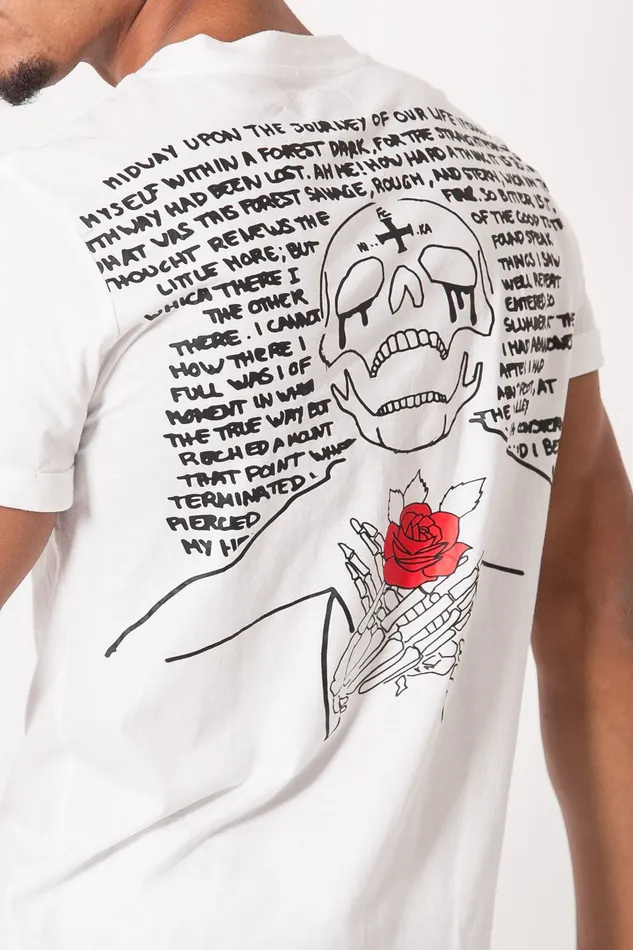 Sixth June Paris Tops Skull Print Tshirt White 8211 Men Sixth June Paris Tops Skull Print Tshirt White 8211 Men
