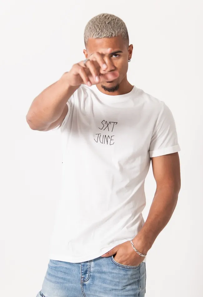 Sixth June Paris Tops Skull Print Tshirt White 8211 Men Sixth June Paris Tops Skull Print Tshirt White 8211 Men