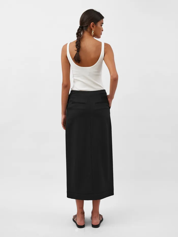 Skirts The UNDONE Women AEmery 8211 Joan Wrap Skirt in Black