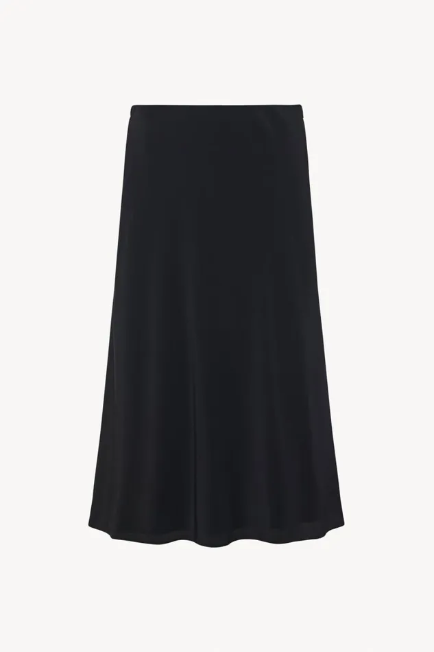Skirts Women The Row Medela Skirt In Silk Black