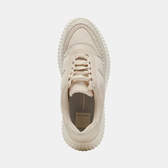 Sneakers Women Dolce Vita Dolen Nylon Sneakers Ivory Nylon