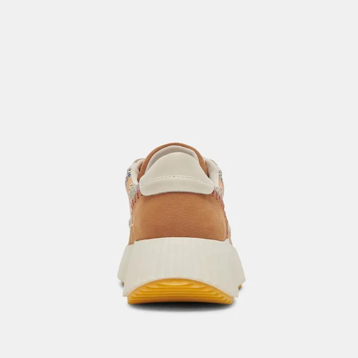 Sneakers Women Dolce Vita Dolen Sneakers Tan Multi Raffia