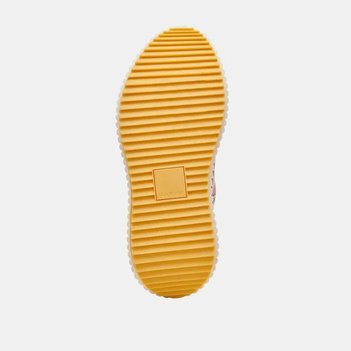 Sneakers Women Dolce Vita Dolen Sneakers Tan Multi Raffia