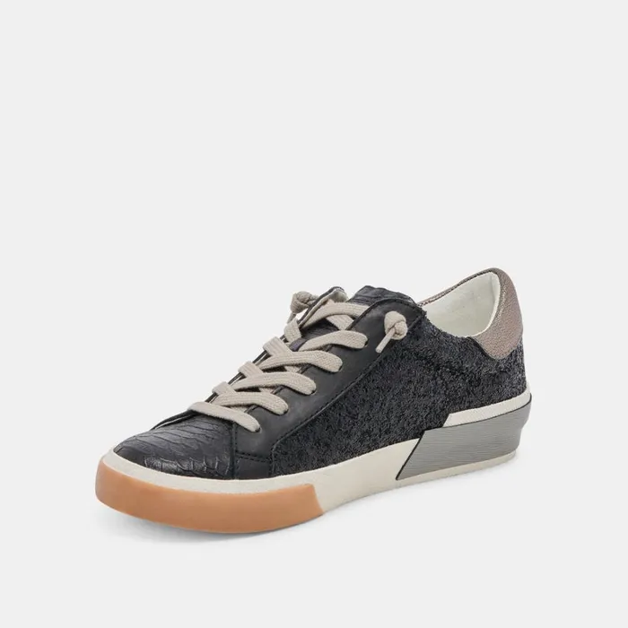Sneakers Women Dolce Vita Zina Sneakers Black Shimmer Glitter