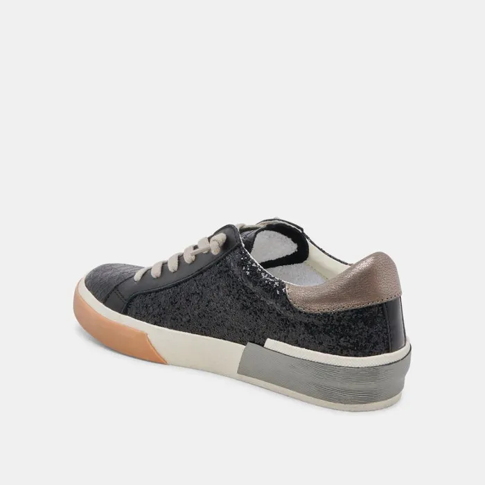 Sneakers Women Dolce Vita Zina Sneakers Black Shimmer Glitter