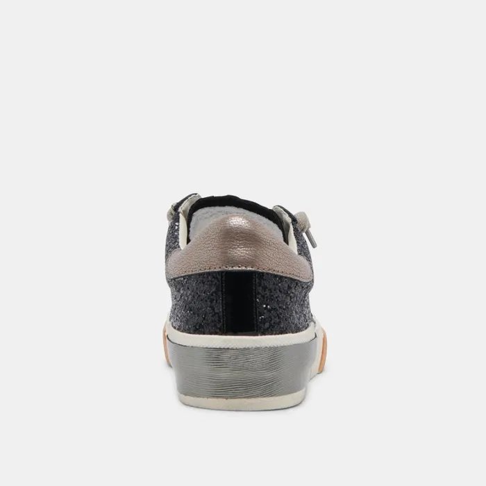 Sneakers Women Dolce Vita Zina Sneakers Black Shimmer Glitter