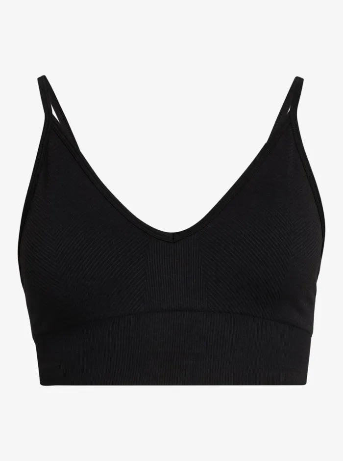 Sports Bras Women Roxy Chill Out Seamless Sports Bra Anthracite