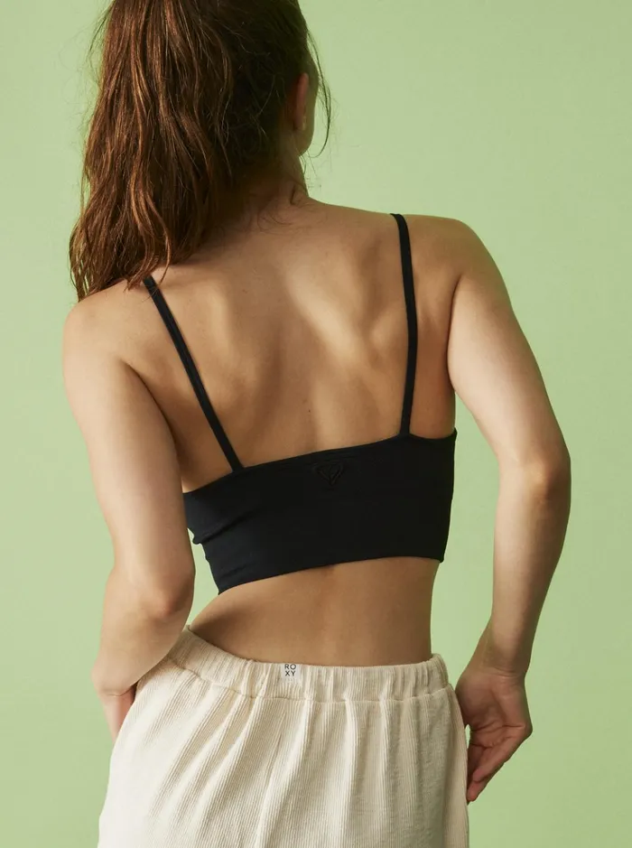 Sports Bras Women Roxy Chill Out Seamless Sports Bra Anthracite