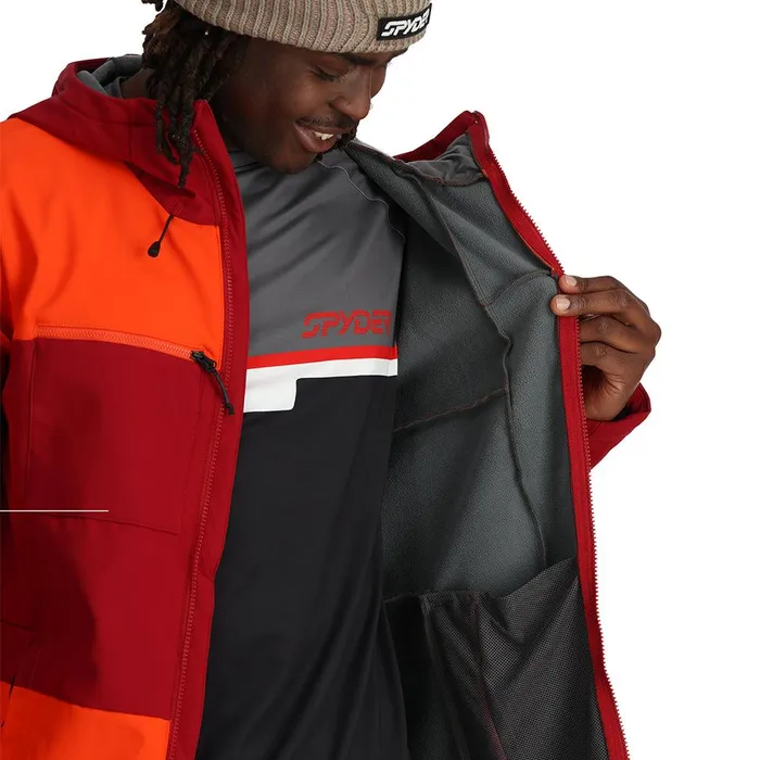 Spyder Jackets Nolan Twisted Orange 8211 Men