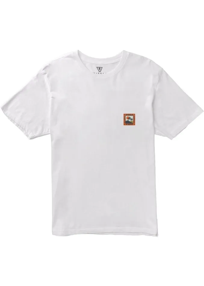 Sunrise Organic Tee White Men Vissla Tees
