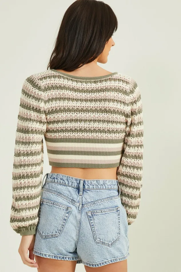 Sweaters Women Briella Striped Knit Sweater Altar8217d State