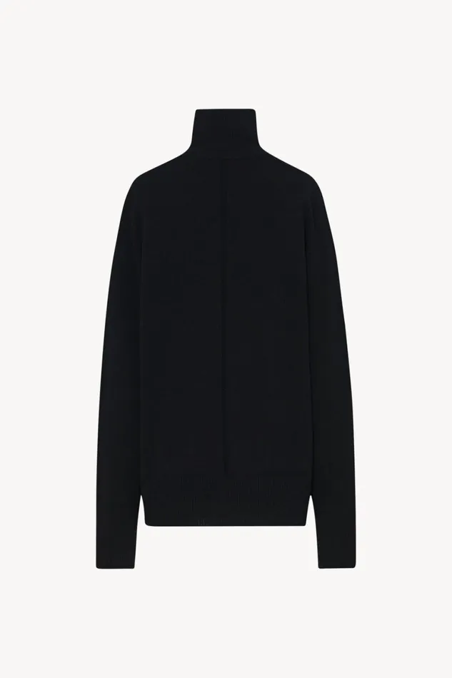Sweaters Women The Row Stepny Top In Wool And Cashmere Black