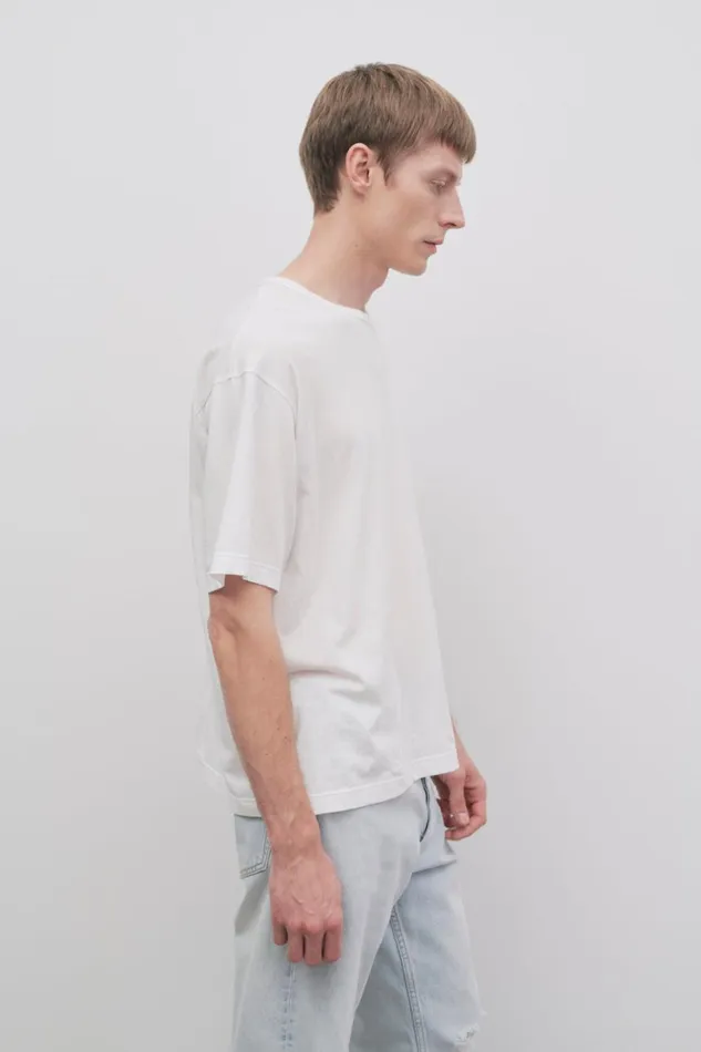 TShirts Men The Row Steven Top In Cotton White
