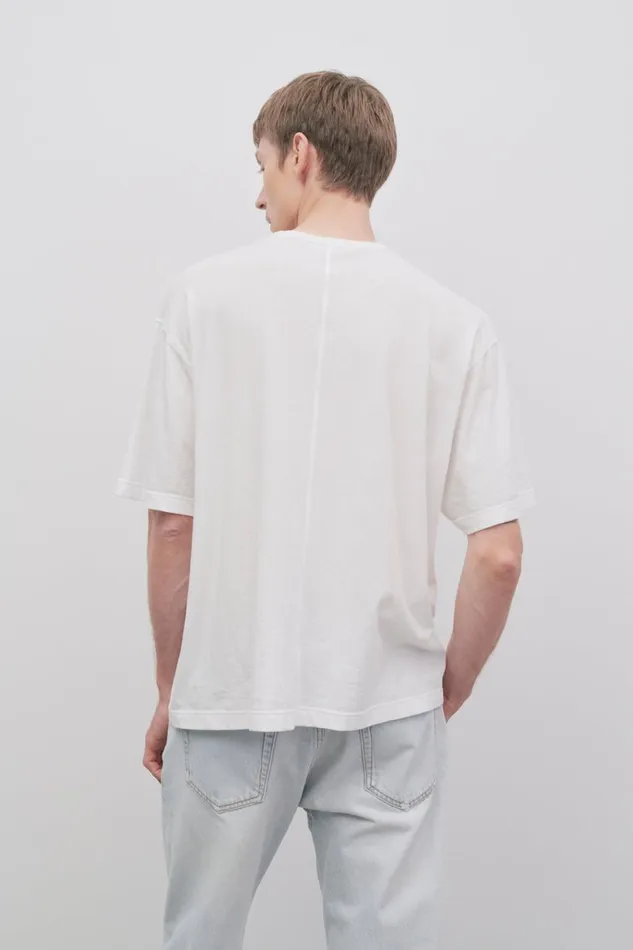 TShirts Men The Row Steven Top In Cotton White