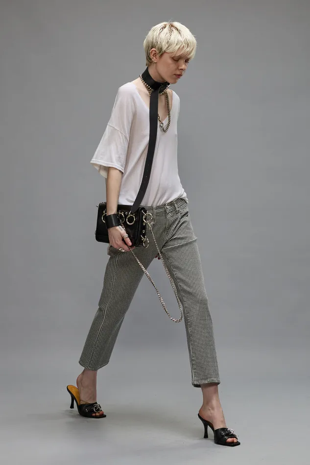 TShirts Women R13 Relaxed Cashmere VNeck 8211 White