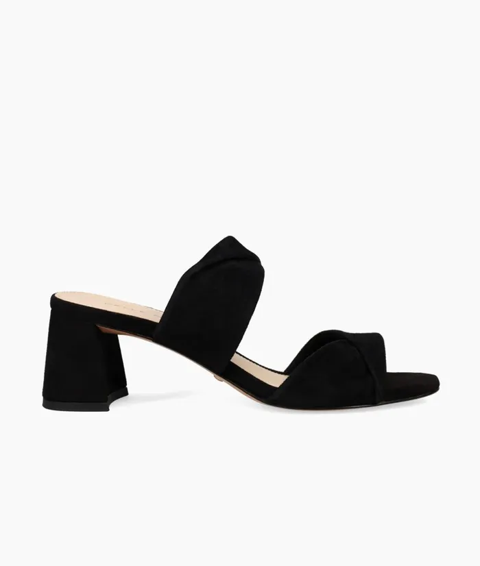 Tabia Sandal 8211 Black Women Pelle Moda Low Heels