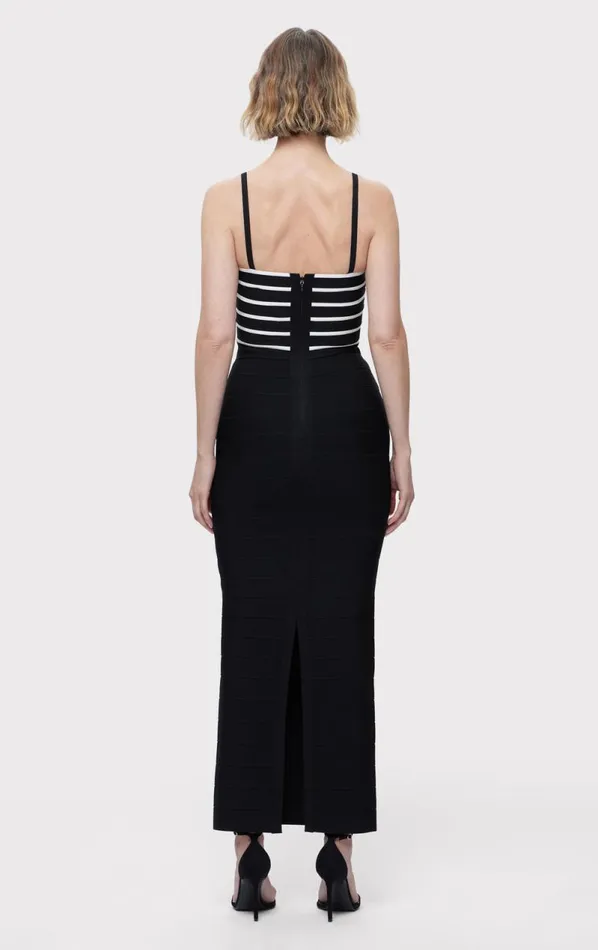 THE CHLOE GOWN Black Alabaster Women HERV LEGR Dresses THE CHLOE GOWN Black Alabaster Women HERV LEGR Dresses
