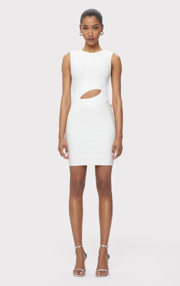 THE HEATHER DRESS Alabaster Women HERV LEGR Dresses THE HEATHER DRESS Alabaster Women HERV LEGR Dresses