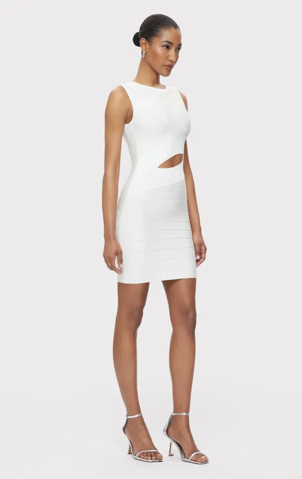 THE HEATHER DRESS Alabaster Women HERV LEGR Dresses THE HEATHER DRESS Alabaster Women HERV LEGR Dresses