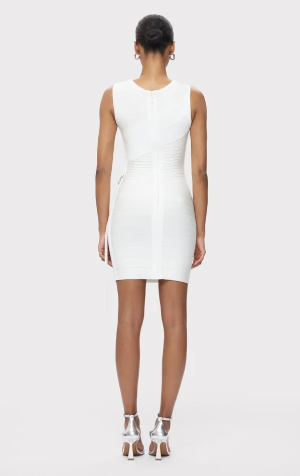 THE HEATHER DRESS Alabaster Women HERV LEGR Dresses THE HEATHER DRESS Alabaster Women HERV LEGR Dresses