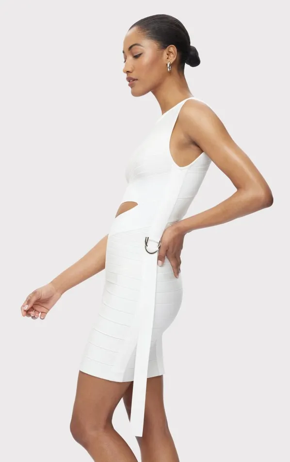THE HEATHER DRESS Alabaster Women HERV LEGR Dresses THE HEATHER DRESS Alabaster Women HERV LEGR Dresses