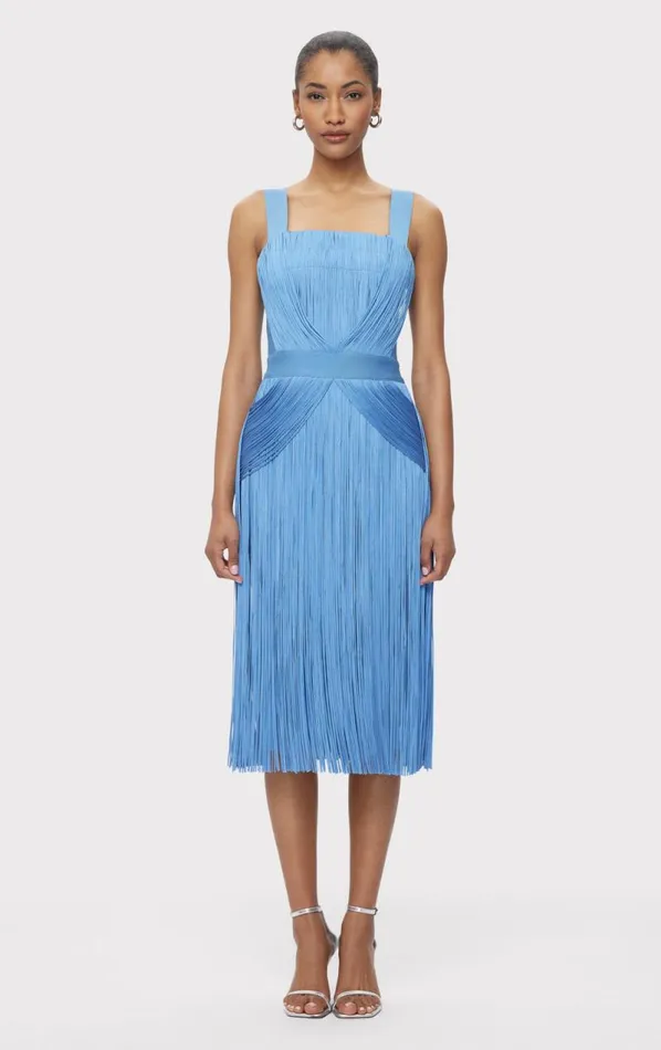 THE MARION DRESS Hydrangea Women HERV LEGR Dresses THE MARION DRESS Hydrangea Women HERV LEGR Dresses
