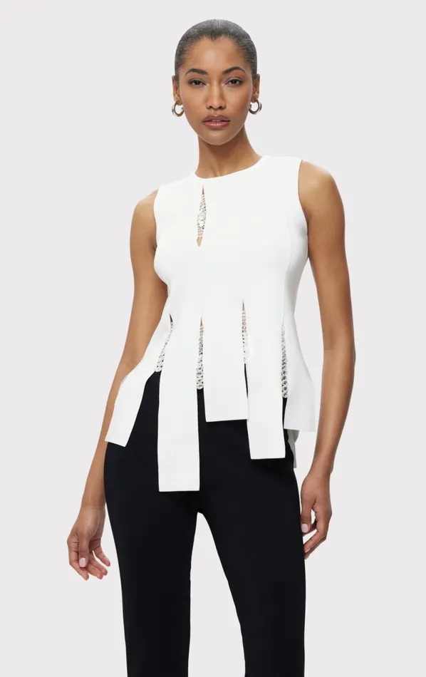 THE NAOMI TOP Alabaster Women HERV LEGR Tops THE NAOMI TOP Alabaster Women HERV LEGR Tops