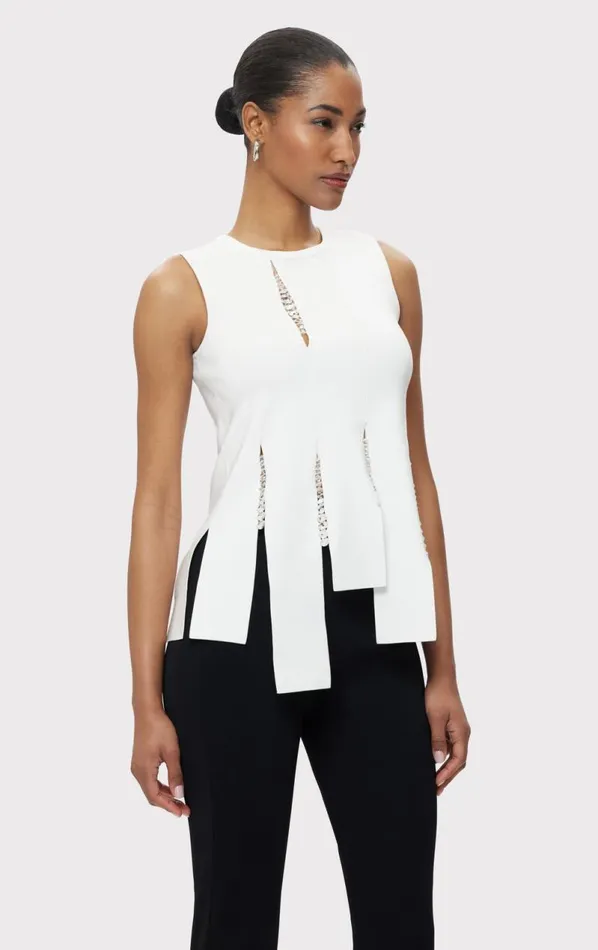 THE NAOMI TOP Alabaster Women HERV LEGR Tops THE NAOMI TOP Alabaster Women HERV LEGR Tops