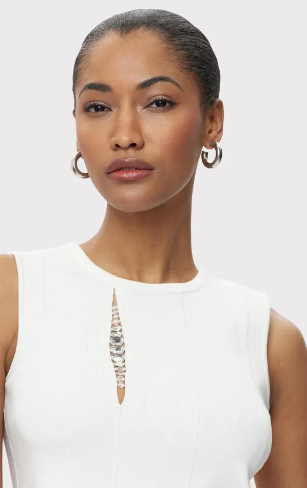 THE NAOMI TOP Alabaster Women HERV LEGR Tops THE NAOMI TOP Alabaster Women HERV LEGR Tops
