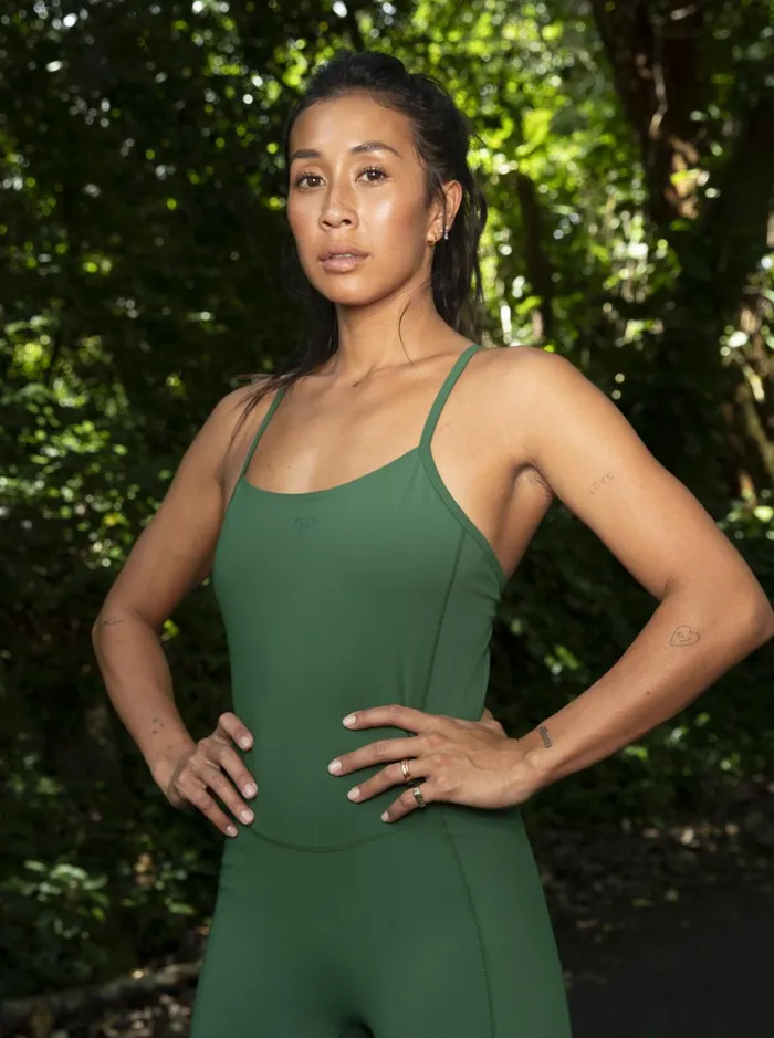 Tops Women Roxy Kelia Training Jumpsuit Eden
