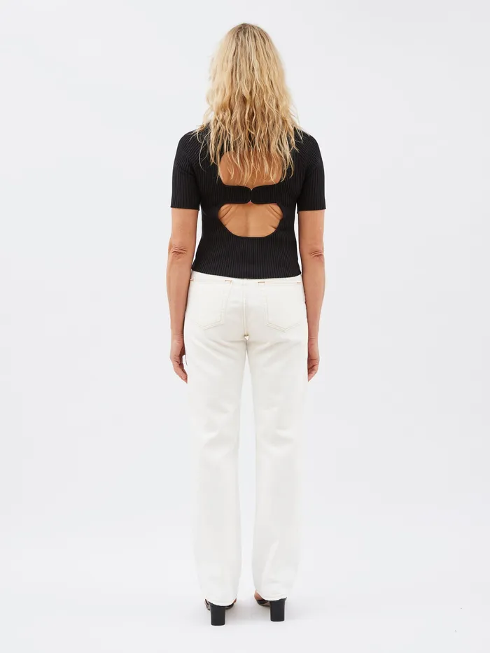 Tops Women The UNDONE Wynn Hamlyn 8211 Palm TShirt in Black