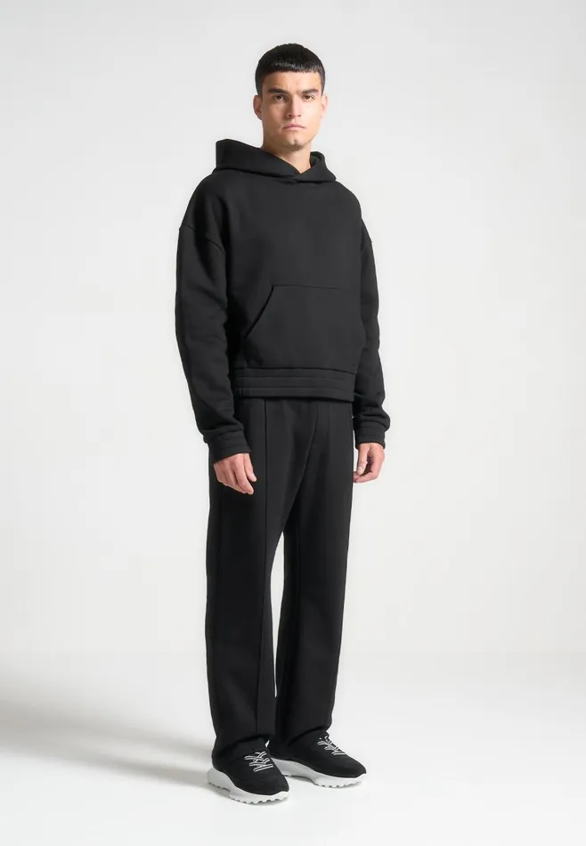 Tracksuits Men Manire De Voir ternel Cropped Hoodie Black