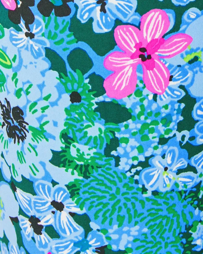 UPF 50 Luxletic Frida Polo Bon Bon Blue Women Lilly Pulitzer Tops UPF 50 Luxletic Frida Polo Bon Bon Blue Women Lilly Pulitzer Tops