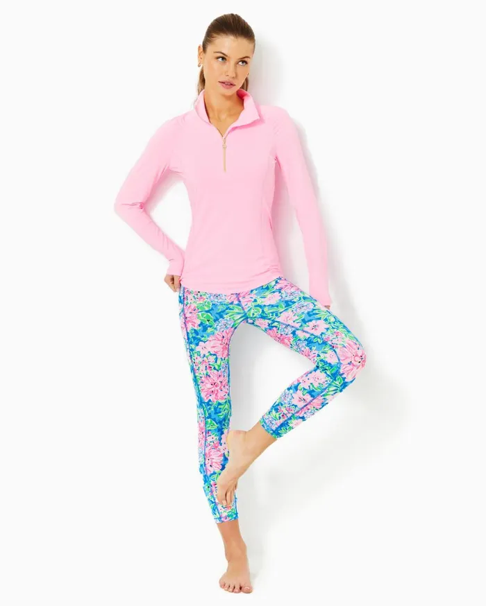 UPF 50 Luxletic Justine Pullover Conch Shell Pink Women Lilly Pulitzer Tops UPF 50 Luxletic Justine Pullover Conch Shell Pink Women Lilly Pulitzer Tops