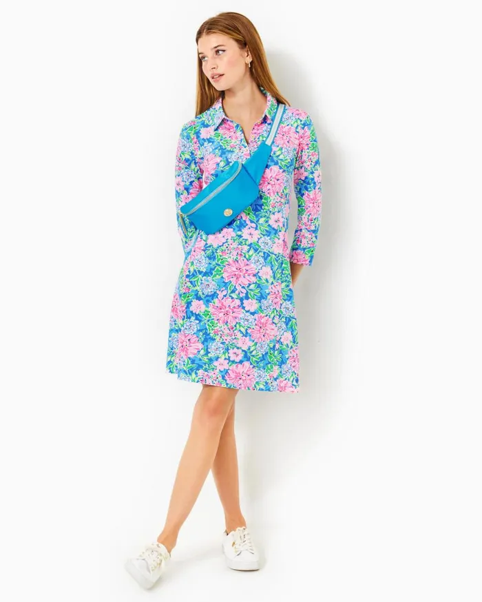UPF 50 Luxletic Silvia Dress Multi Spring In Your Step Women Lilly Pulitzer Activewear UPF 50 Luxletic Silvia Dress Multi Spring In Your Step Women Lilly Pulitzer Activewear