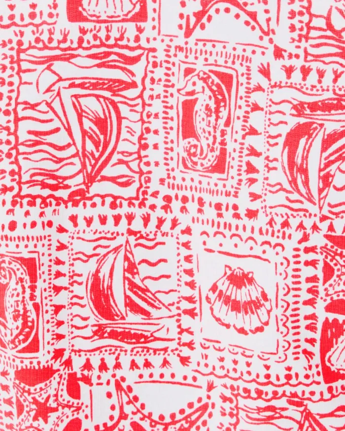 UPF 50 Skipper Popover Multi Grove Garden Women Lilly Pulitzer Tops UPF 50 Skipper Popover Multi Grove Garden Women Lilly Pulitzer Tops