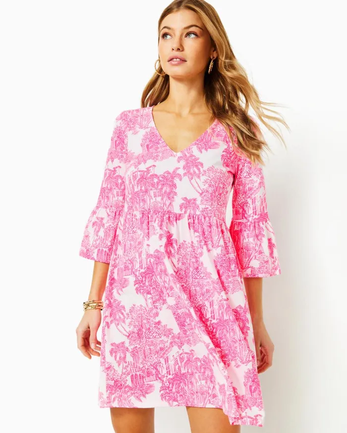 UPF 50 Solia Dress True Navy Women Lilly Pulitzer Dresses UPF 50 Solia Dress True Navy Women Lilly Pulitzer Dresses