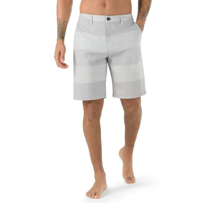 Vans Authentic Stripe 20034 Decksider Frost Grey Mens Shorts and Boardshorts Vans Authentic Stripe 20034 Decksider Frost Grey Mens Shorts and Boardshorts