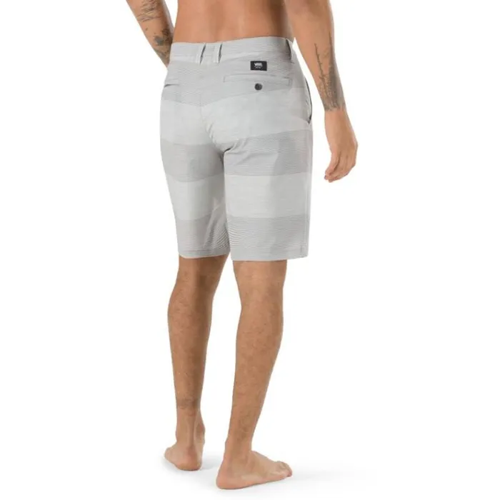 Vans Authentic Stripe 20034 Decksider Frost Grey Mens Shorts and Boardshorts Vans Authentic Stripe 20034 Decksider Frost Grey Mens Shorts and Boardshorts