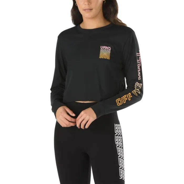 Vans Breath Work Tee Black Womens TShirts and Tanks Vans Breath Work Tee Black Womens TShirts and Tanks