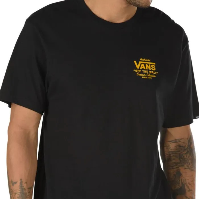 Vans Holder Street TShirt BlackOld Gold Mens TShirts and Tanks Vans Holder Street TShirt BlackOld Gold Mens TShirts and Tanks