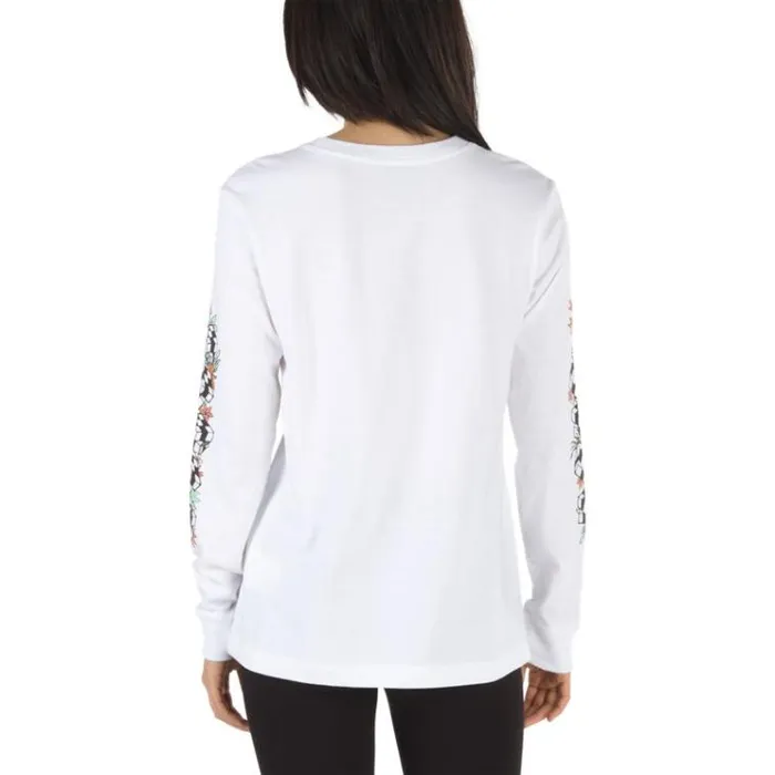 Vans Jefferspin Long Sleeve Boyfriend Tee White Womens TShirts and Tanks Vans Jefferspin Long Sleeve Boyfriend Tee White Womens TShirts and Tanks