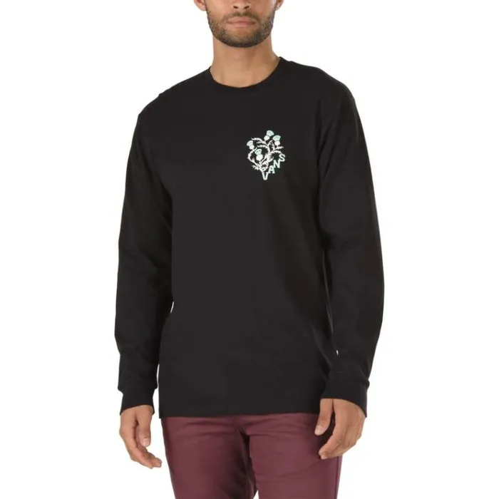Vans Laced Long Sleeve TShirt Black Mens TShirts and Tanks Vans Laced Long Sleeve TShirt Black Mens TShirts and Tanks