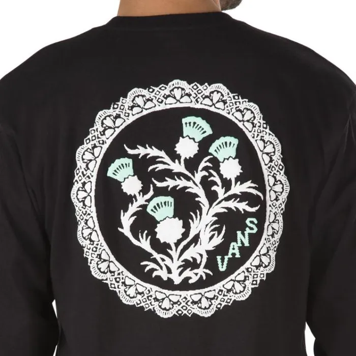 Vans Laced Long Sleeve TShirt Black Mens TShirts and Tanks Vans Laced Long Sleeve TShirt Black Mens TShirts and Tanks