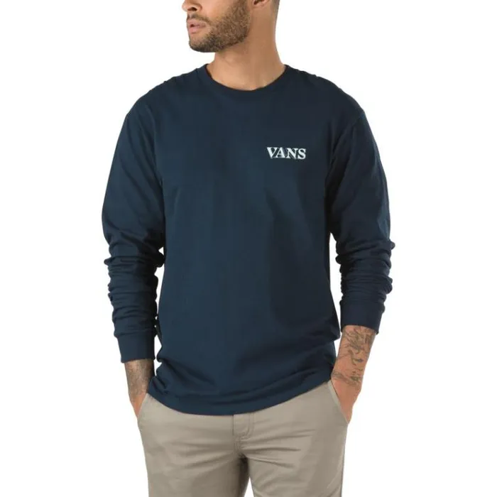 Vans Seismic Activity Long Sleeve TShirt Navy Mens TShirts and Tanks Vans Seismic Activity Long Sleeve TShirt Navy Mens TShirts and Tanks